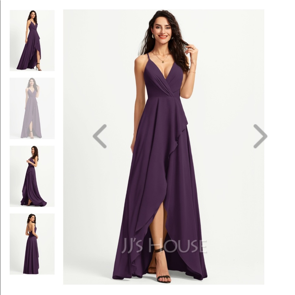 NEVER WORN - Formal spaghetti strap A-line dress